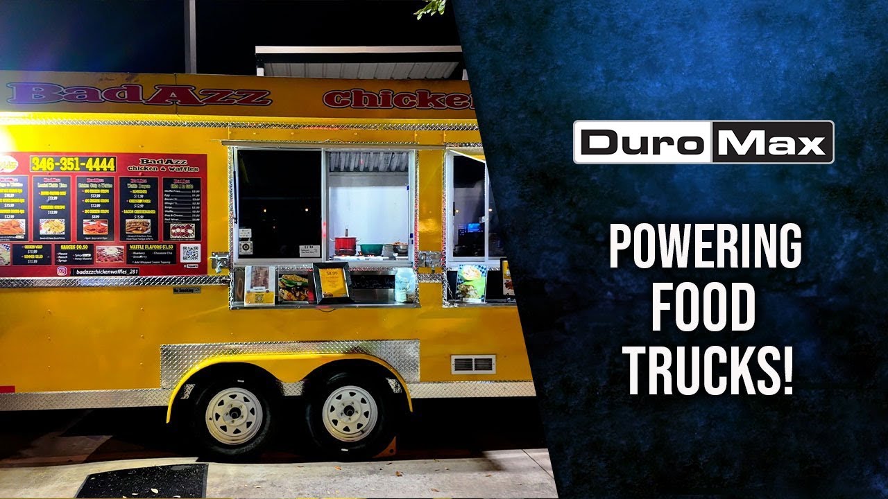 DuroMax Generator Powering Food Trucks: A Reliable Energy Solution!