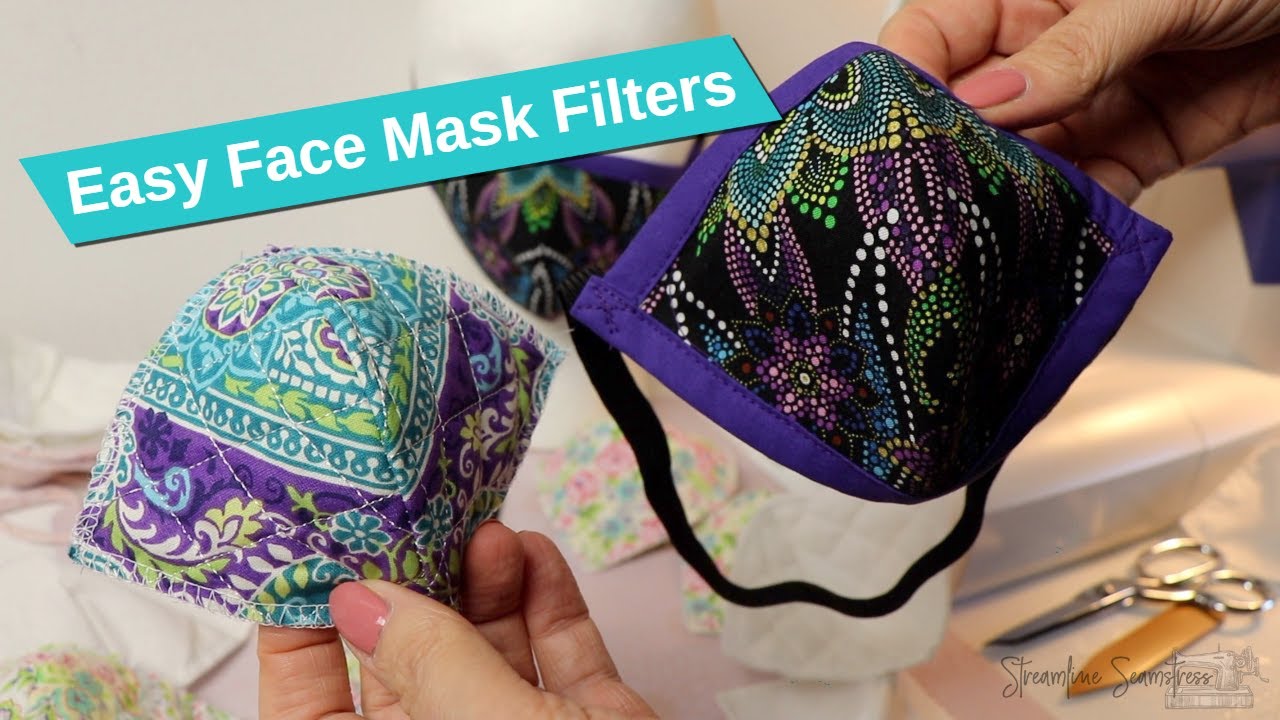 SAFE and EASY to make child's face mask FILTERS | Made in minutes!