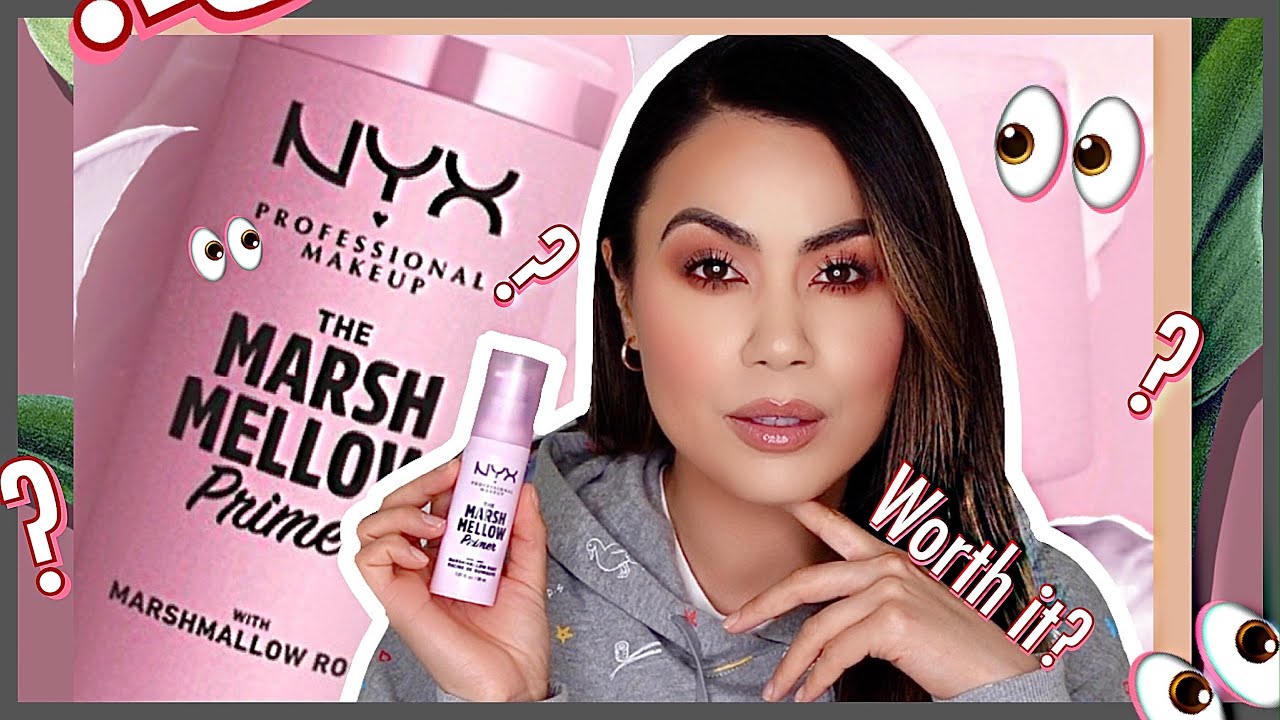 Обзор теста на стойкость 8 часов для NYX Marsh Mellow Primer Oily Skin