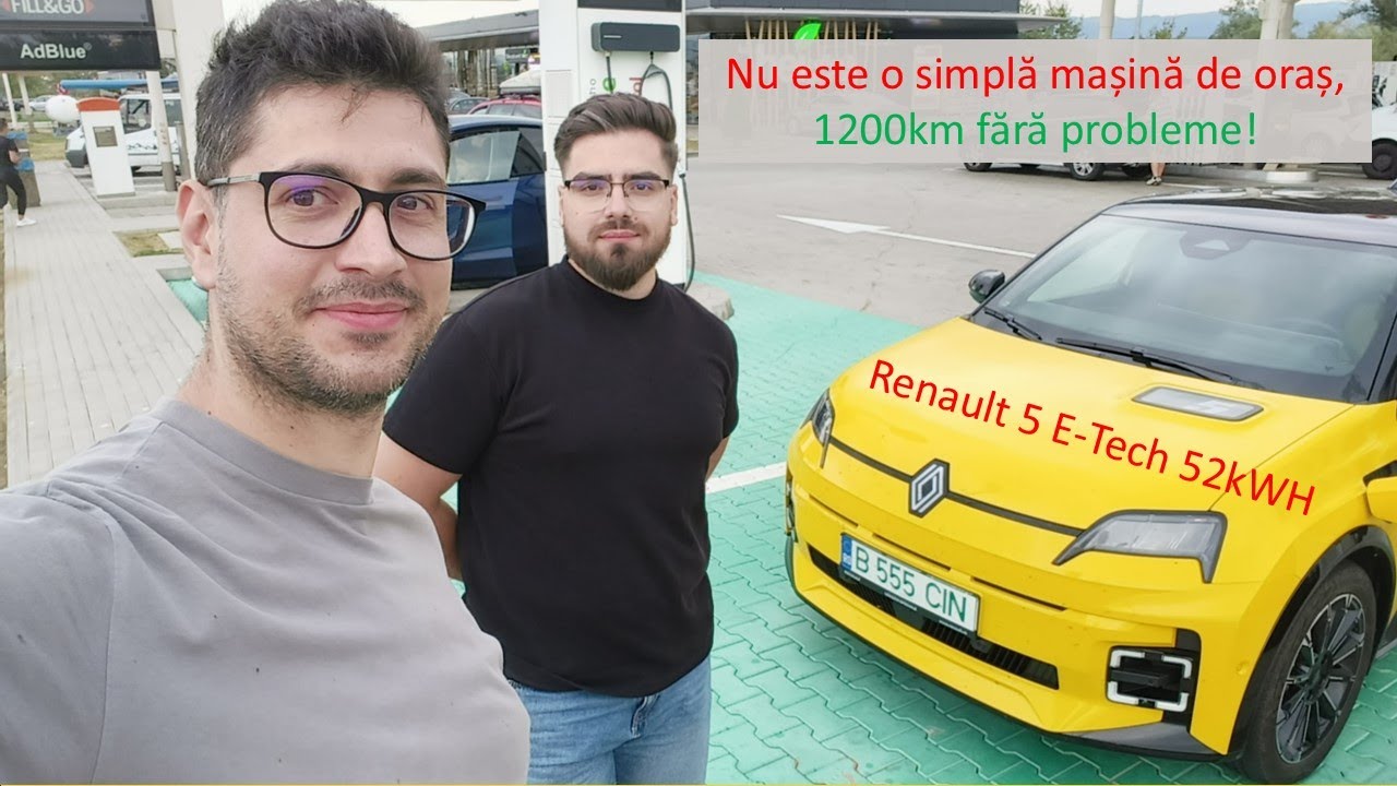 EP.3 Test la drum lung cu Renault 5 E-tech 52kWh