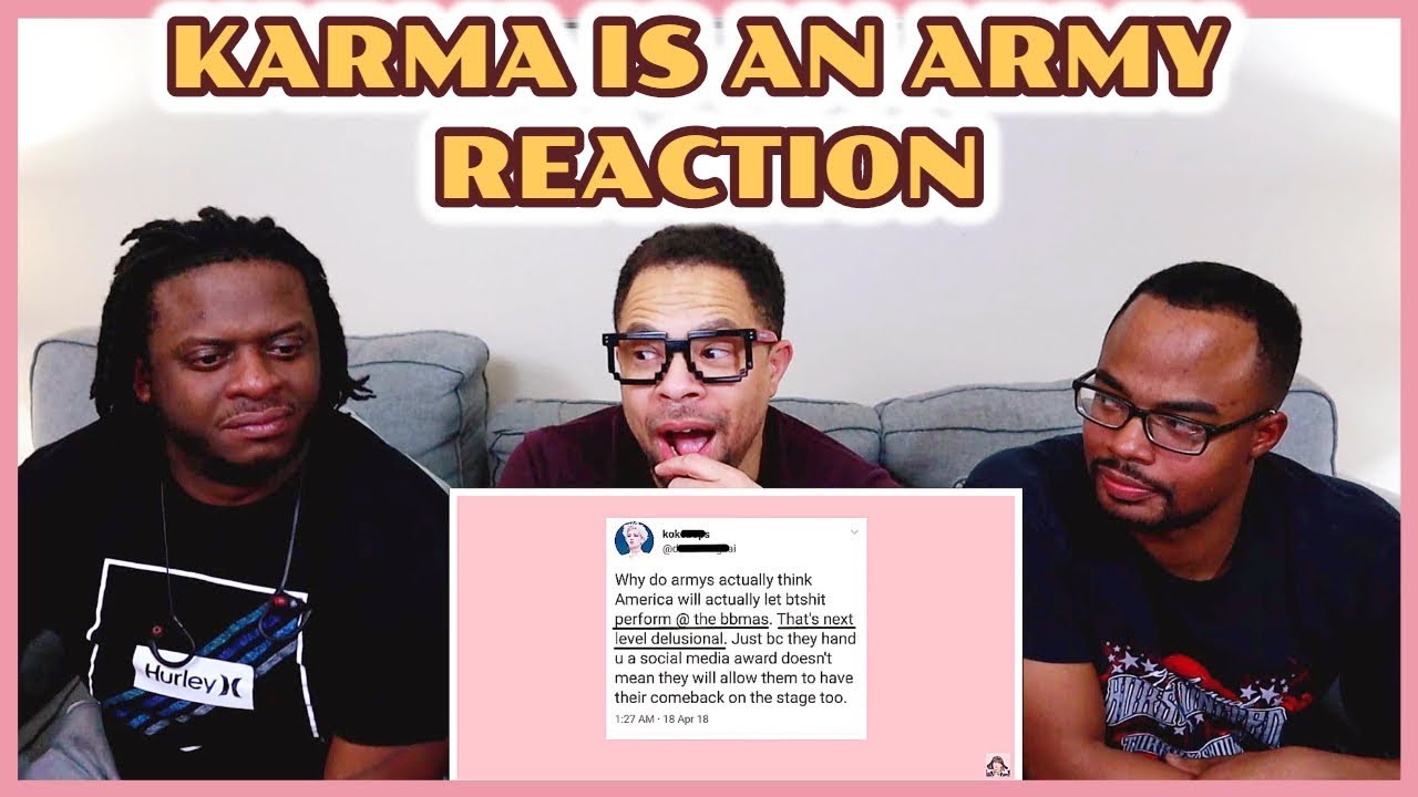 KARMA is an ARMY | REACTION - WoW The HATE for BTS is TOO REAL!