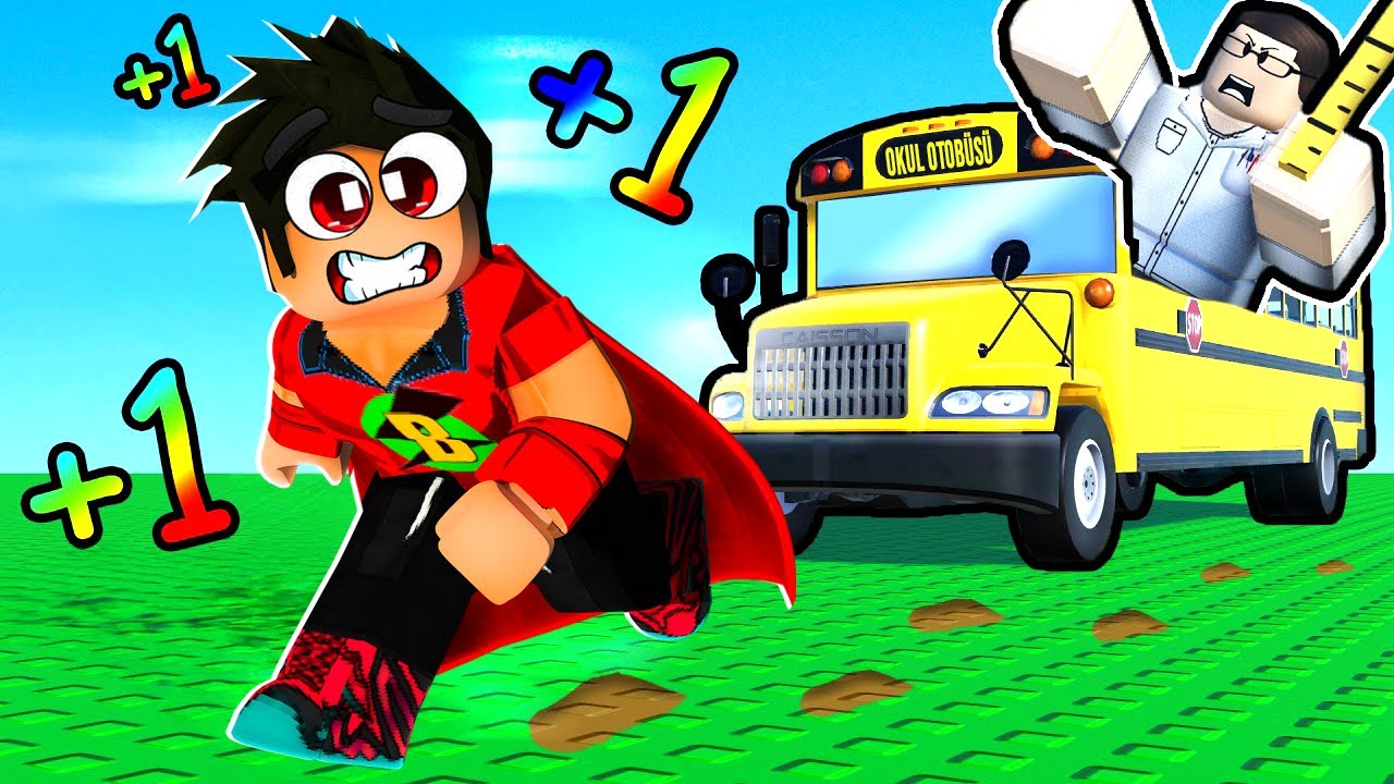Zorba Öğrenciler Yüzünden Okuldan Kaçtım!! Roblox +1 Speed School Escape
