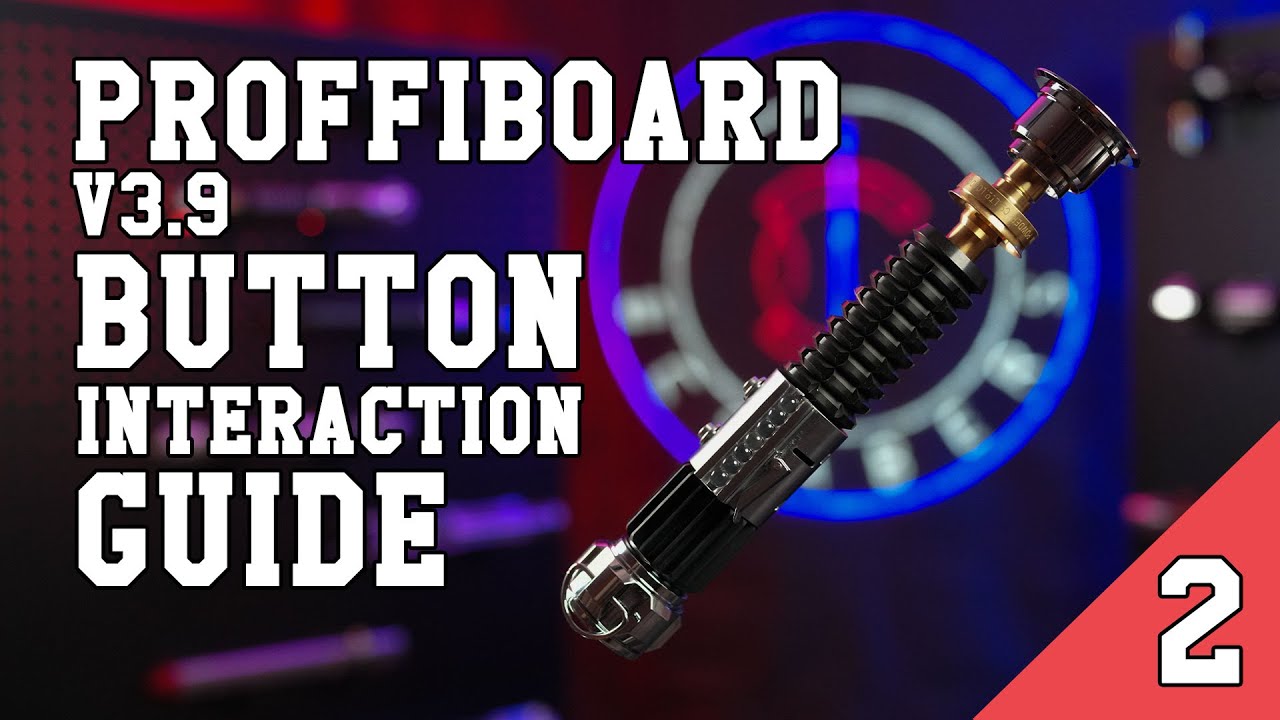 Proffieboard V3.9 Button Controls Guide | AUX, PWR & Preset Switching