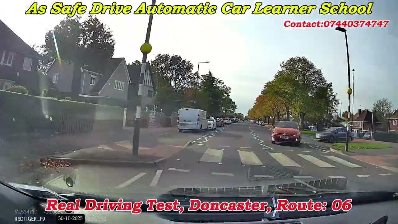 Real Driving Test, Route 06 Doncaster, As Safe Drive Automatic Car Learner School