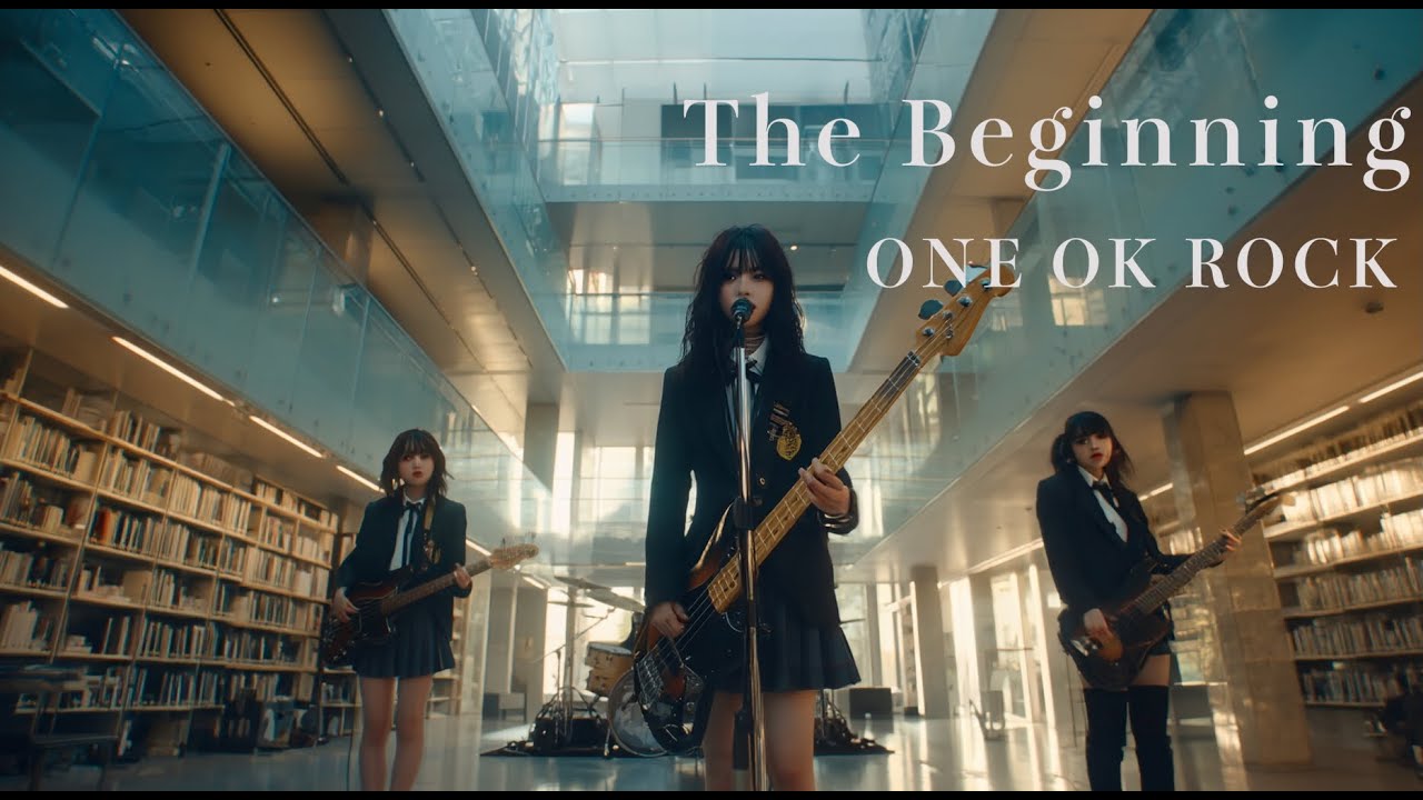 The Beginning / ONE OK ROCK 🎸放課後の女子高生軽音部が歌ってみた [AI Sing Cover  kAthrsIs -カタルシス-]