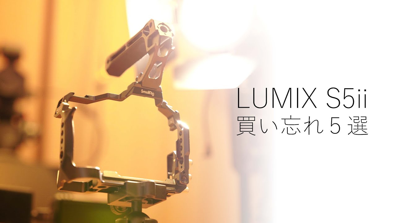 発売ひと月前！LUMIX S5IIを迎える前に用意するもの５点