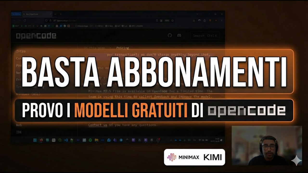 Provo tutti i modelli GRATUITI di Opencode