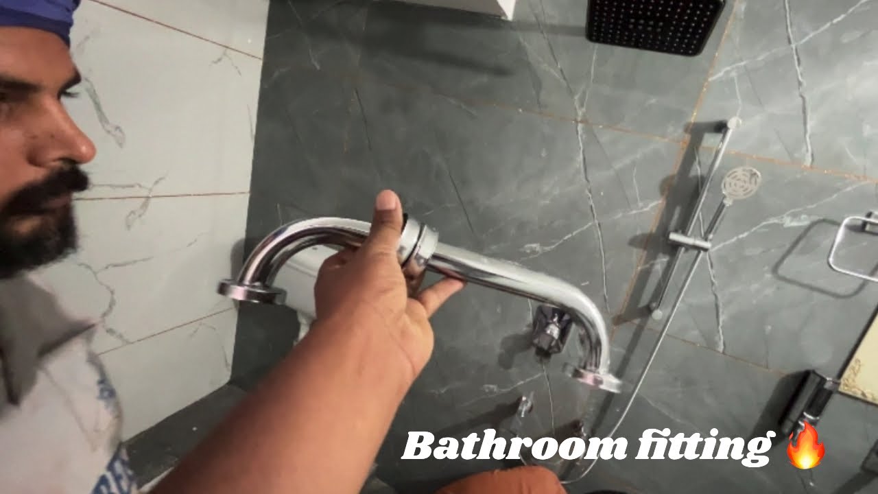 Bathroom fitting 🔥|| Punjabi plumbing vlog ❤️📷|| watch till end 😂