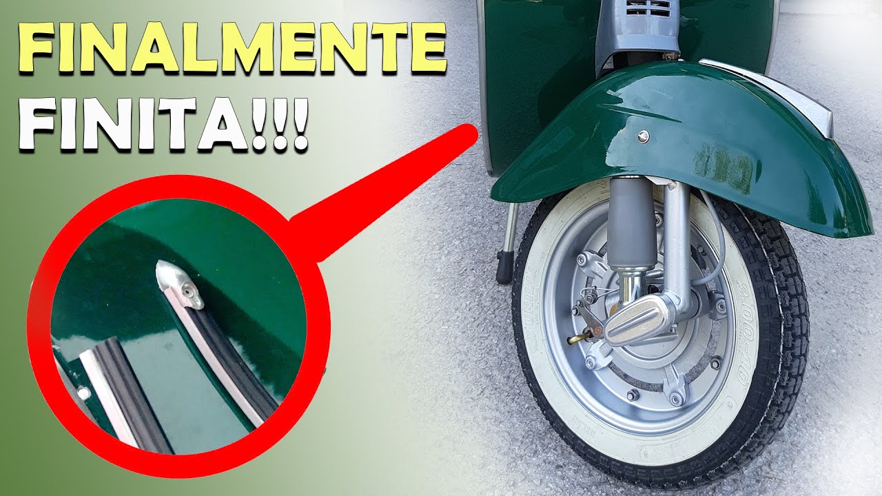Montaggio dei puntali della vespa