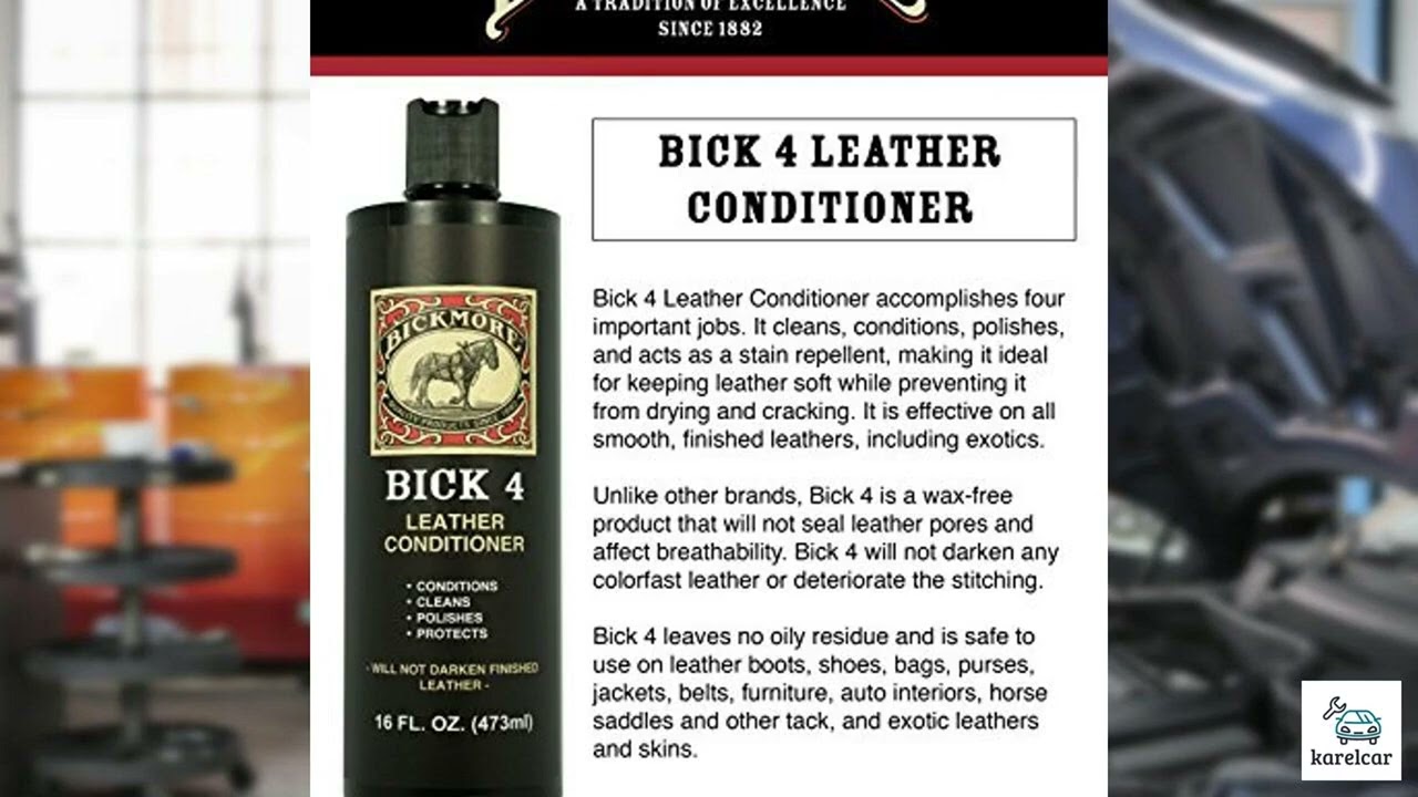 Review - Bickmore Bick 4 Leather Conditioner 16 Fl Oz