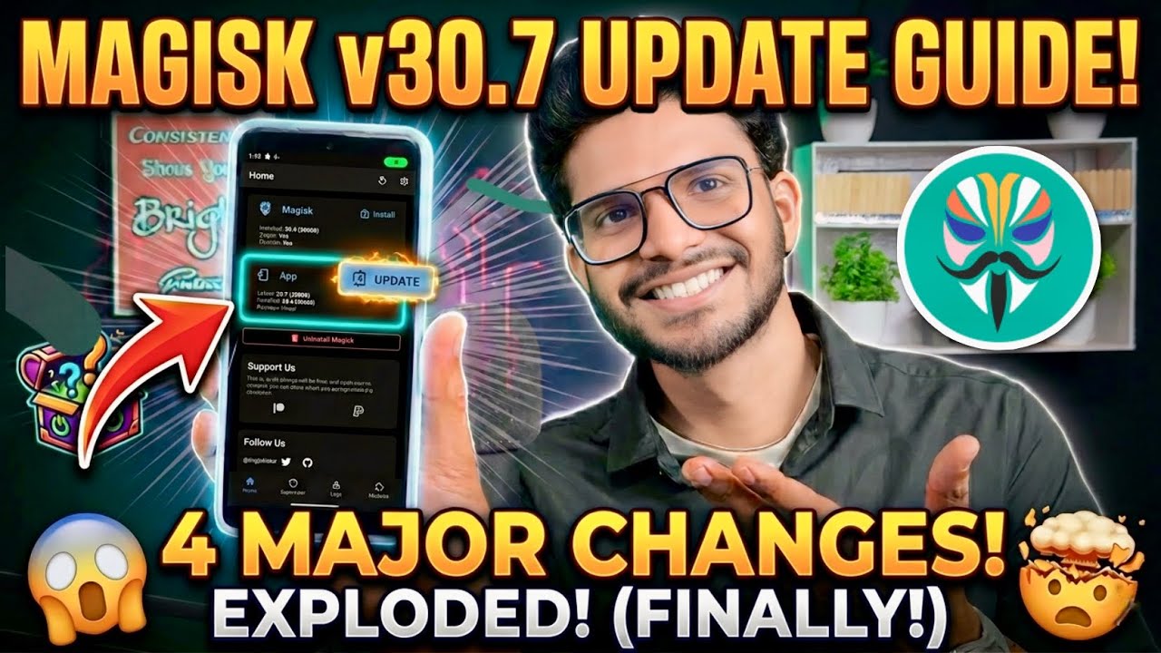 How To Update Magisk | How To Root With Magisk | Magisk 30.7 | How To Install Magisk