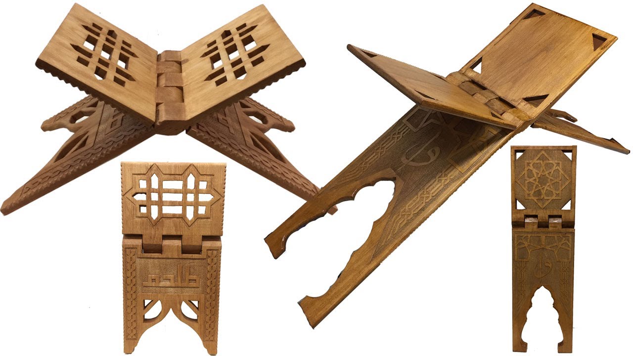 Ahşap Oyma Rahle Yapımı - ( Wood Carving Lectern Making )