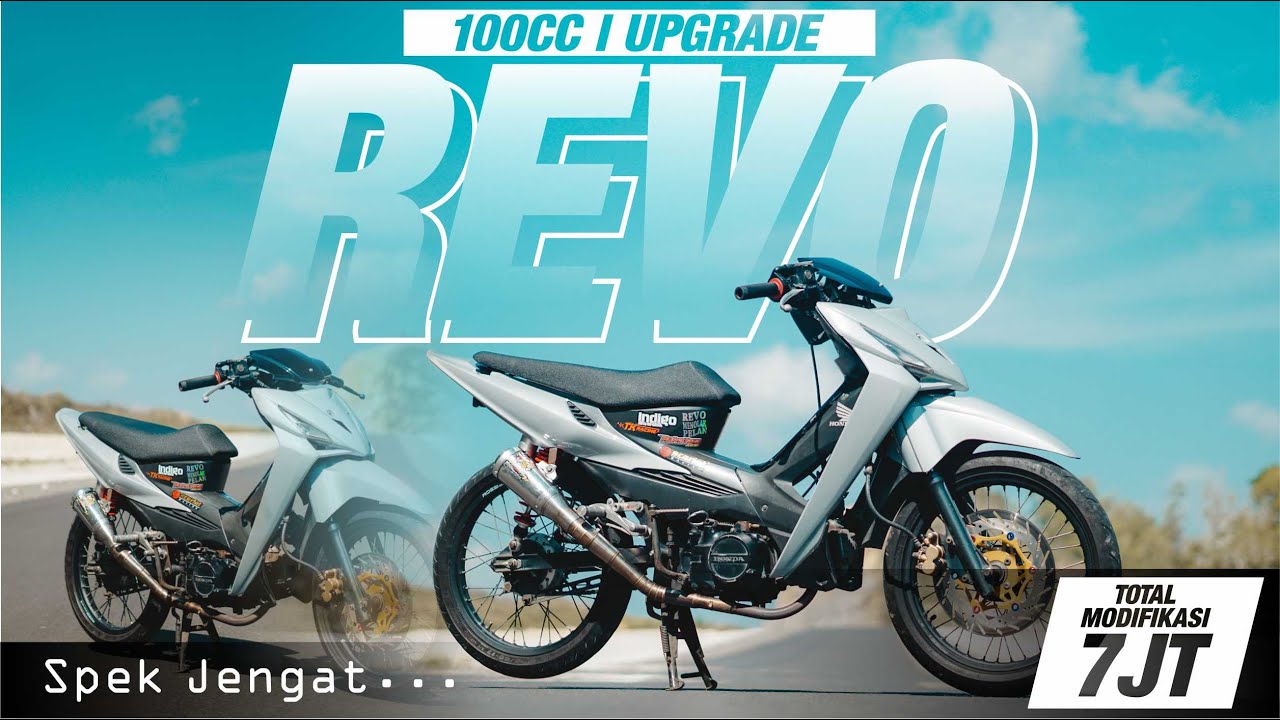 Review Modifikasi Revo 100cc (Revo Cepek) Aliran KOMOROD l REVO KOPERASI MENOLAK PELAN..!!!