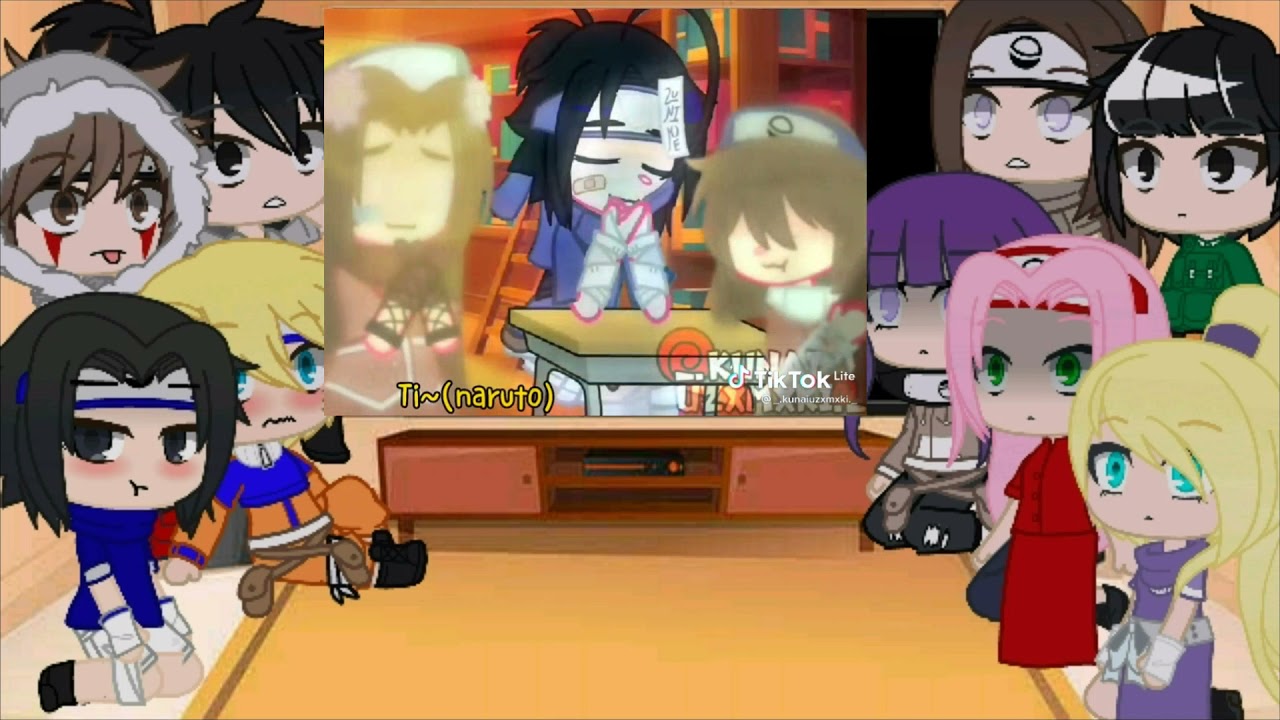 •|Los amigos de Naruto reaccionan a....|•(sasunaru)[gacha club]{5/?}