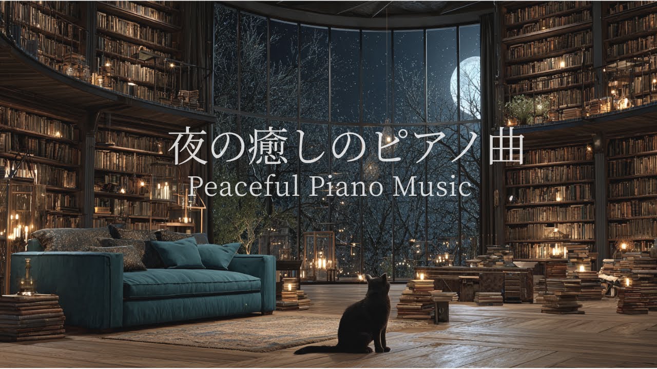 【夜に寄り添う癒しのピアノ】静かな時間に整える心と体｜自律神経を整える｜睡眠導入のやさしい音楽 🌿