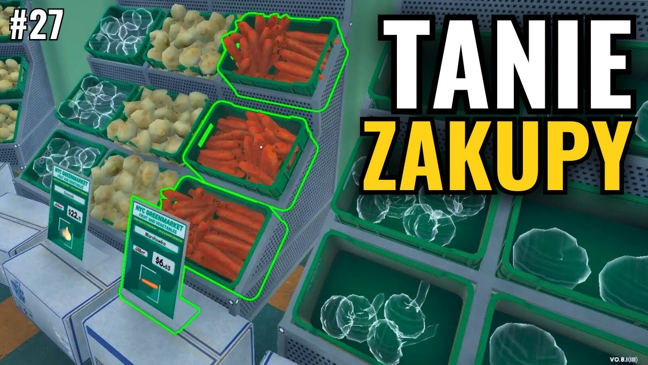 JAK OSZCZĘDZAĆ PIENIĄDZE NA ZAKUPACH? 🛒 Supermarket Simulator #27