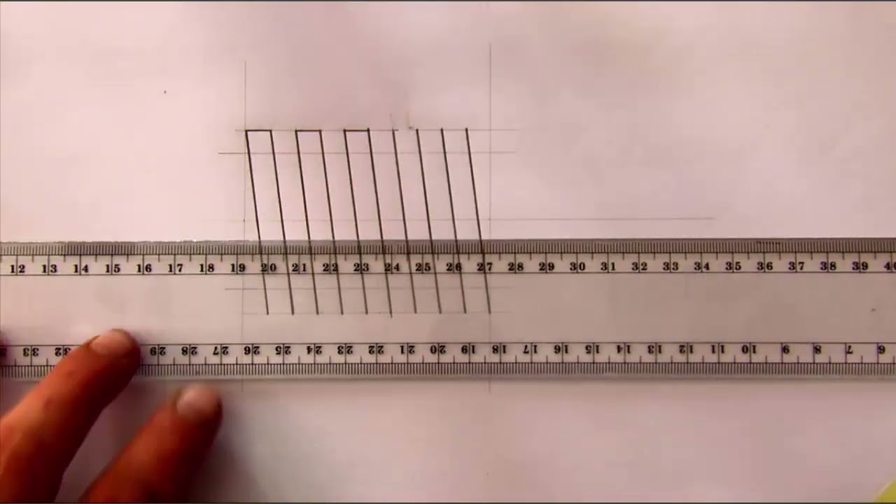 Construction of a External Right Hand Square thread