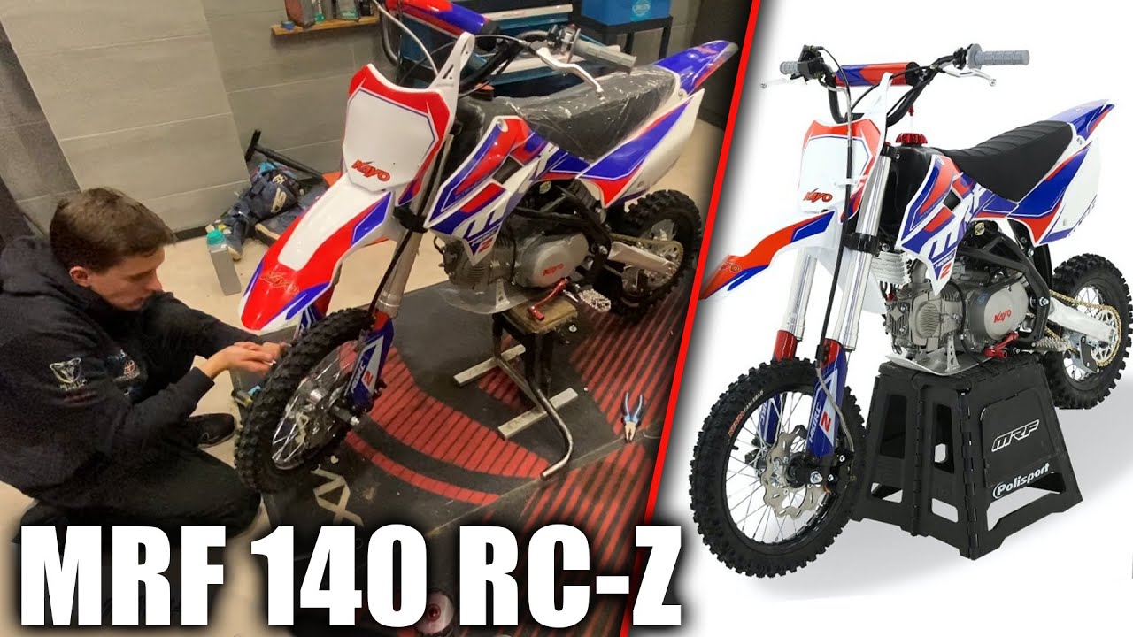 NOWY PITBIKE MRF 140 RC-Z UNBOXING