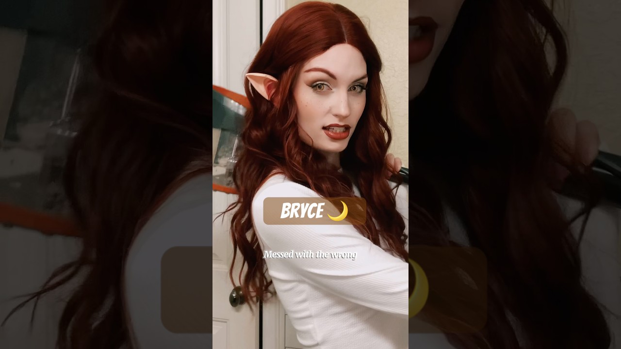 Bryce Quinlan and her vacuum 🤭 #brycequinlan #bryce #cosplay #crescentcity #booktok #vacuum