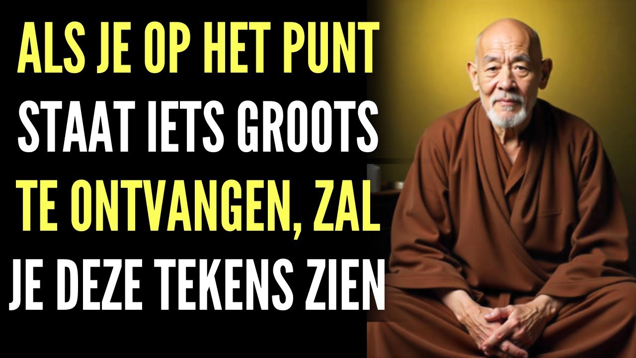 Voordat er iets groots gebeurt, zul je dit zien – Zen en Boeddhistische leringen