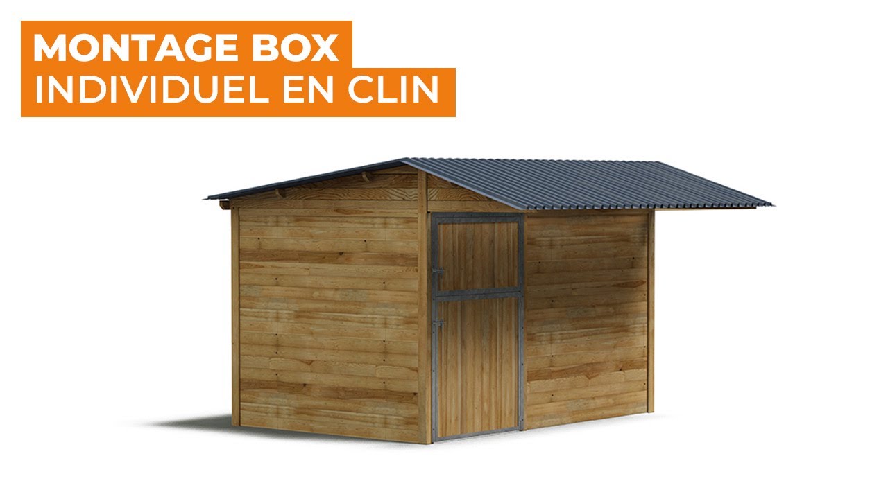 Montage du box individuel en clin