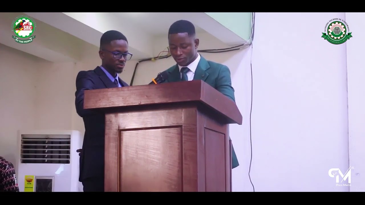 H.E OKAH MOSES (SRC PRESIDENT) SPEECH DURING THE LAUNCHING.............STU-SRC_WEEK CELEBRATION 2023