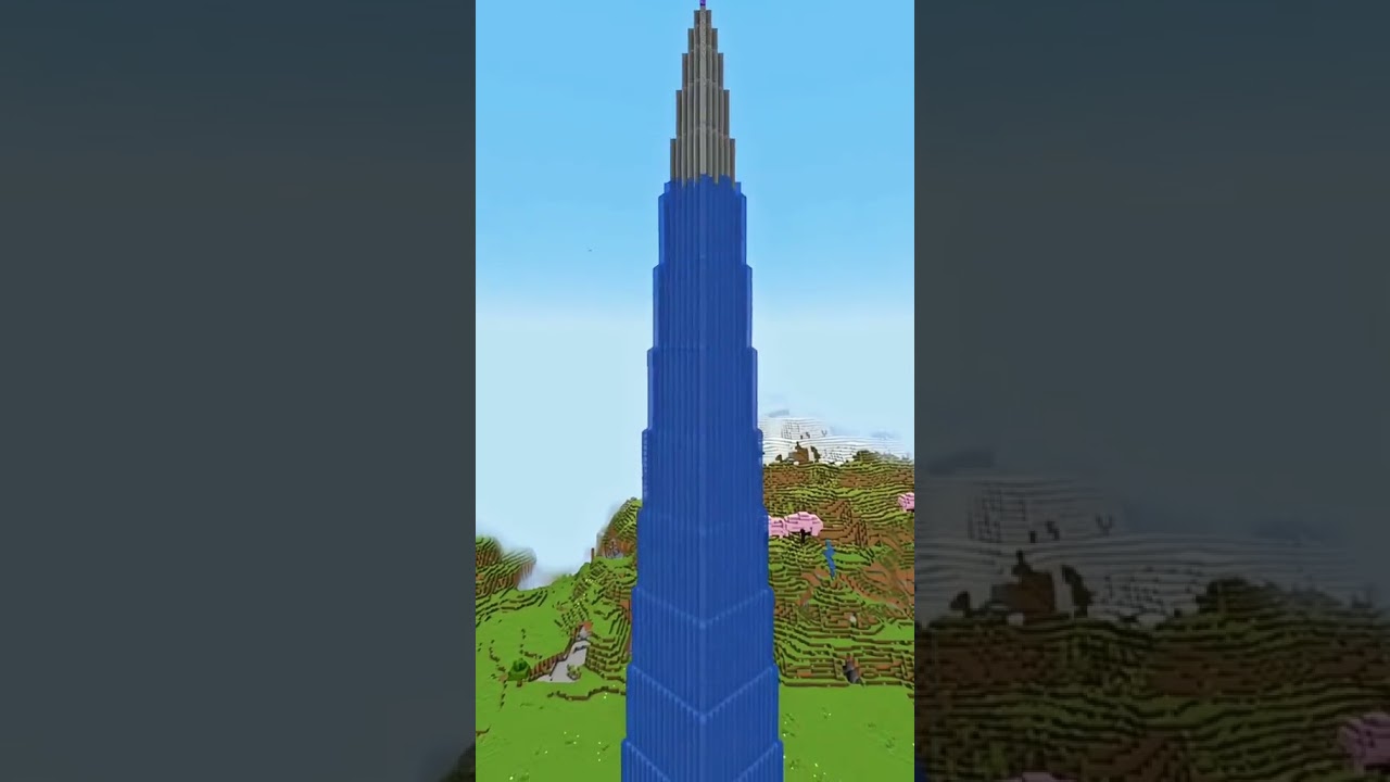 HOW TO MAKE MINECRAFT BIGGEST TOWER #minecraft @BADBOYYT7329