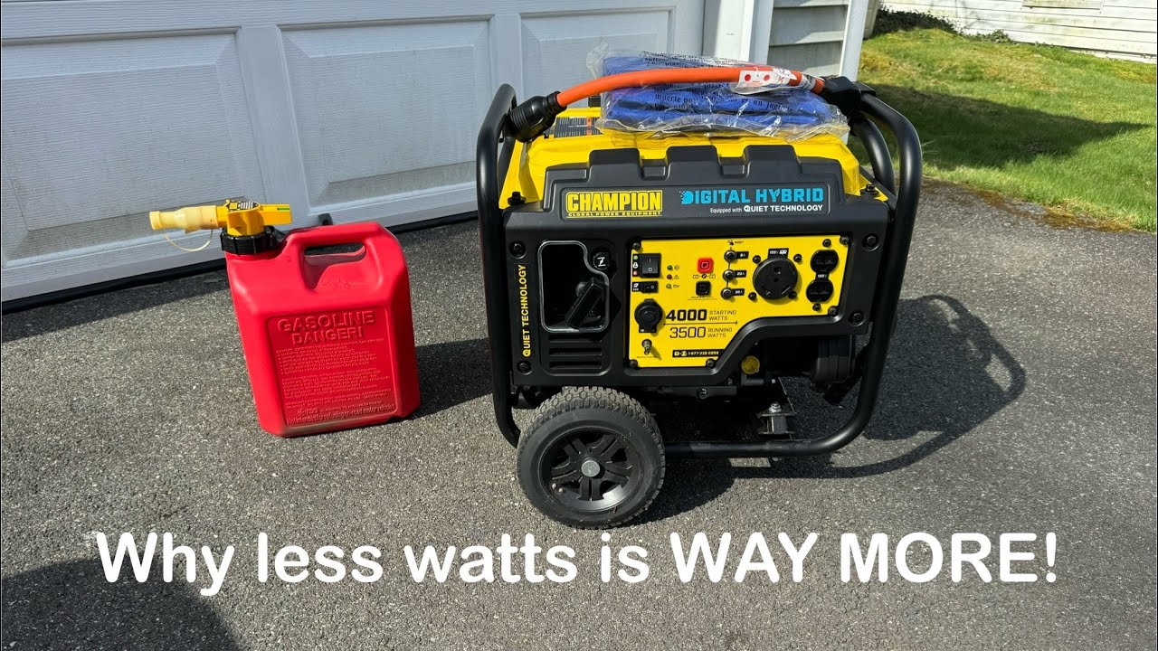 Инверторный генератор Champion Open Frame — почему меньше на самом деле значит больше! Посмотрите...