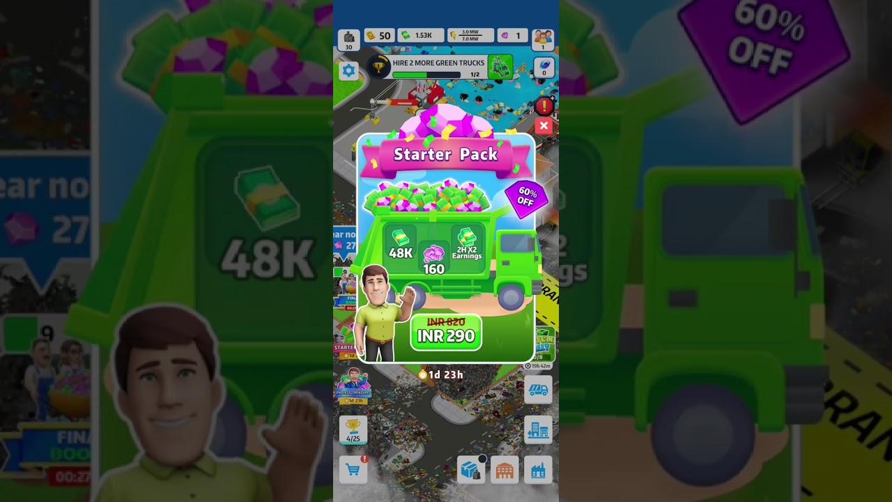 Trash Tycoon Idle business Gameplay Walkthrough | Simulation Game || JVS GAMING