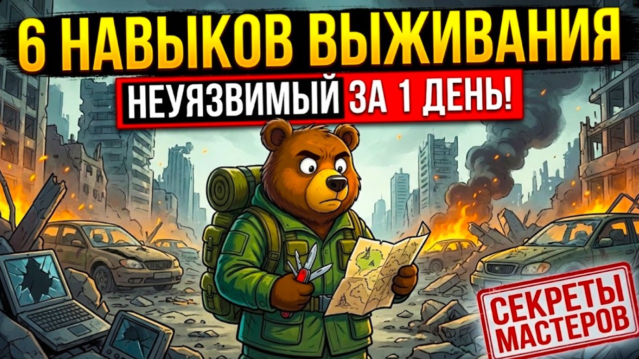 ТОП-6 Навыков На Вес Золота После Конца Света. Выучи их сегодня, чтобы выжить завтра!