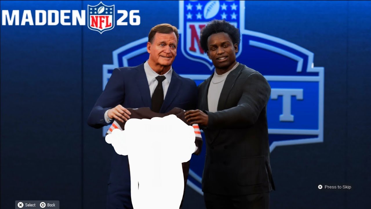 Режим «Суперзвезда» в Madden 26, эпизод 1: Выбор на драфте.