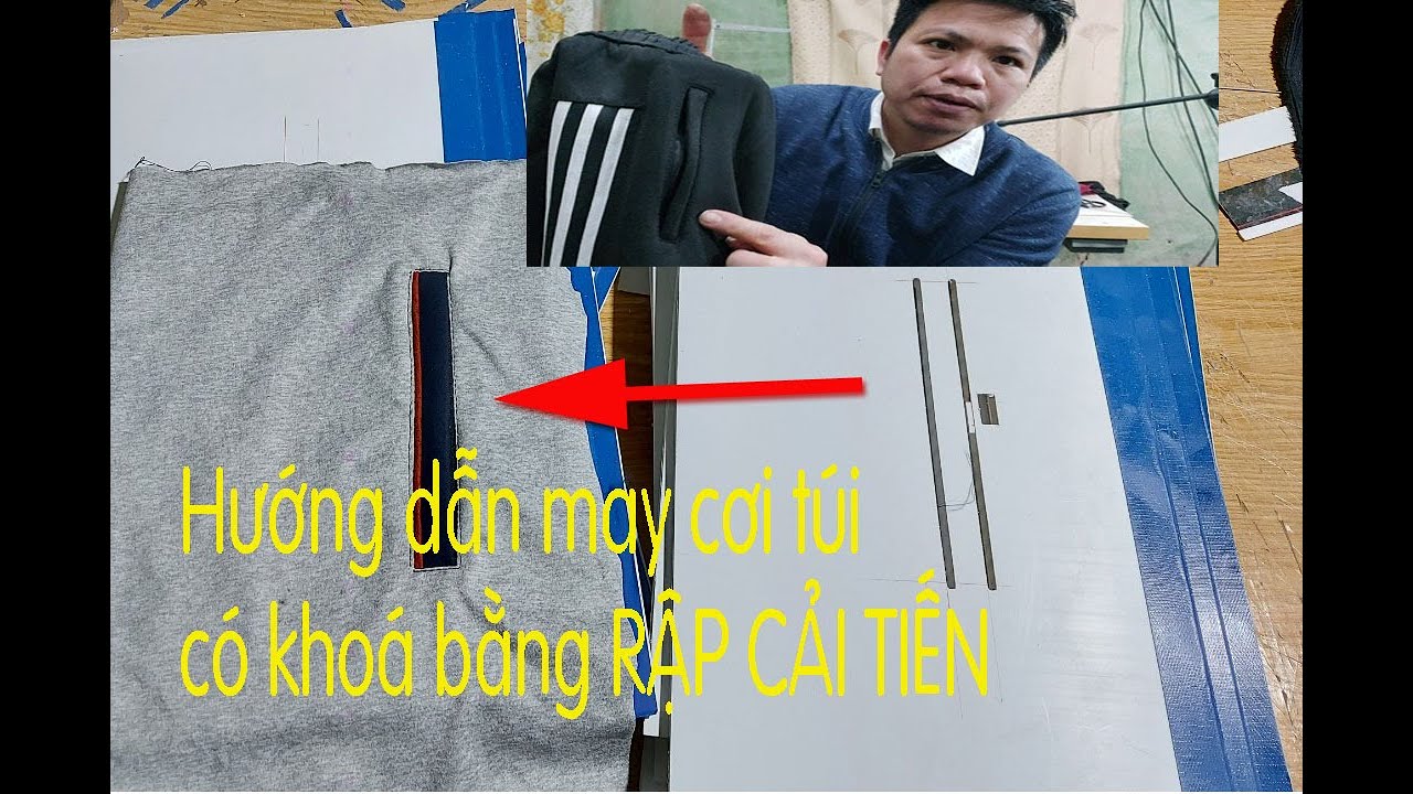 làm sao để chạy được cơi túi có khoá dễ dàng bằng rập cải tiến