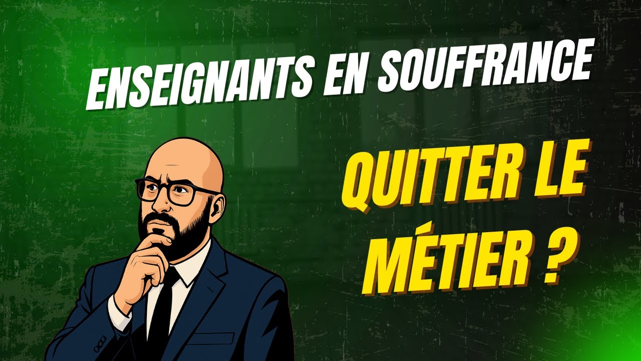 Enseignants en Souffrance : Faut-il Quitter le M&eacute;tier ou Se R&eacute;inventer ?