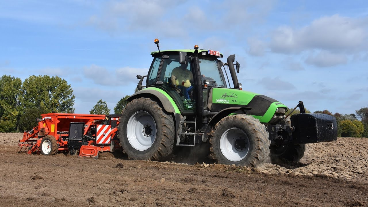 Deutz-Fahr Agrotron 165.7 & Gaspardo Nina 29 zaaimachine - Loonw.  T'Jampens
