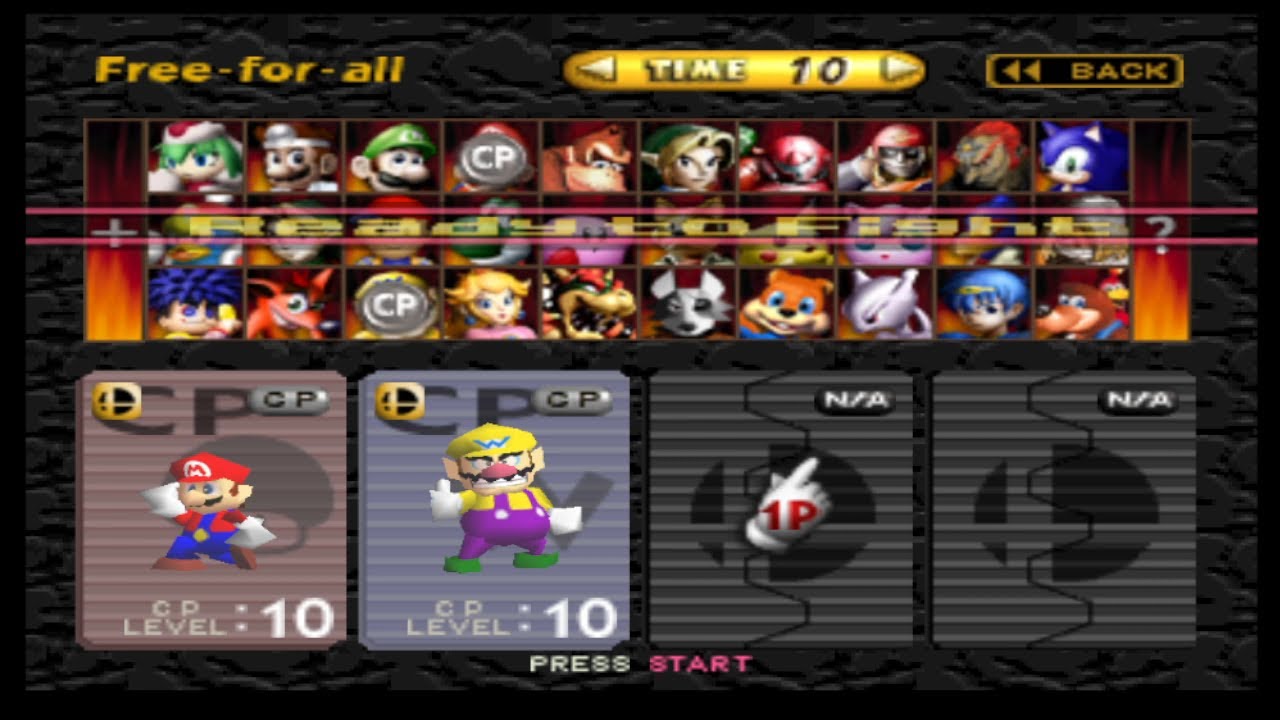 Smash Remix: Mario Vs. Wario (Level 10 Hard CPU Battle!)