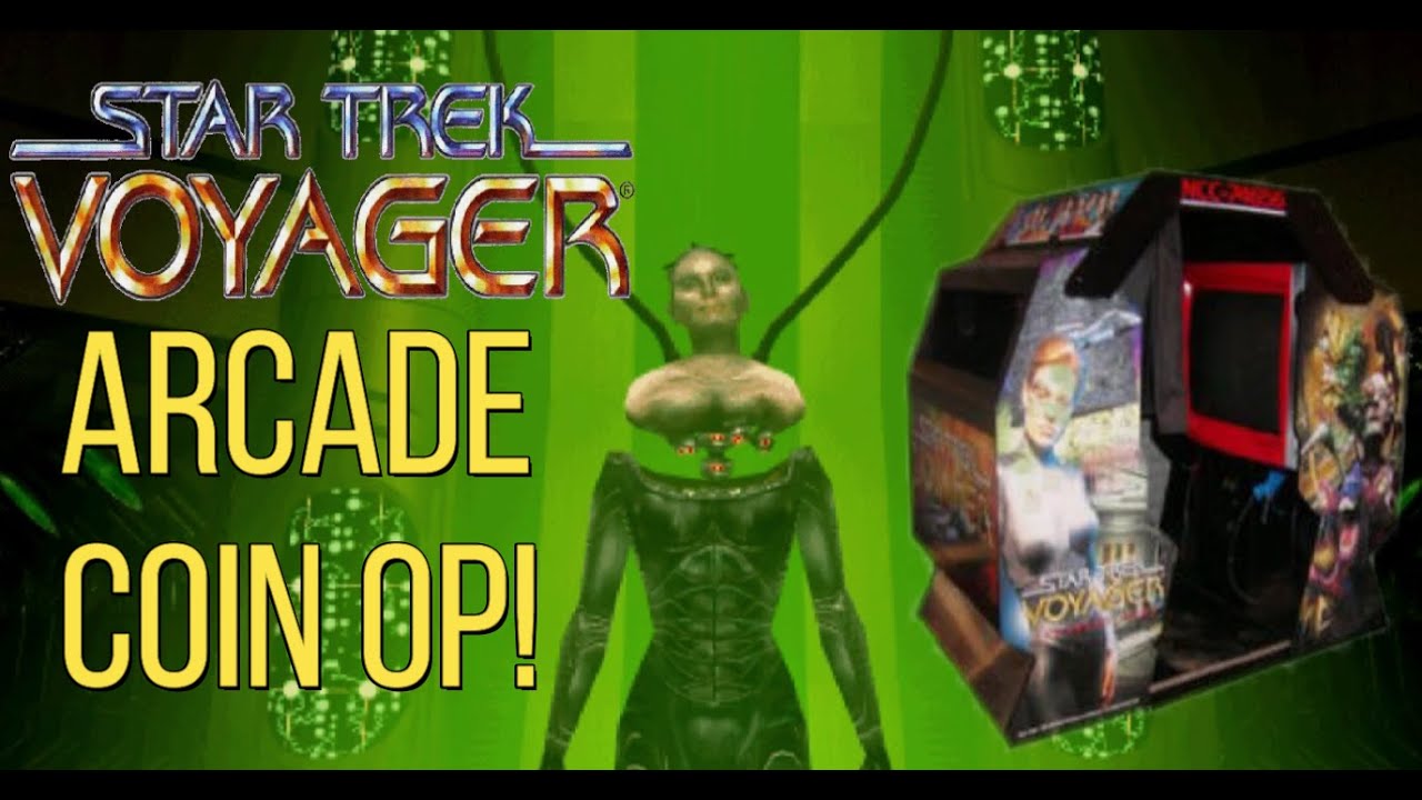 STAR TREK VOYAGER ARCADE! (2002) Completed Coin Op Shooter!