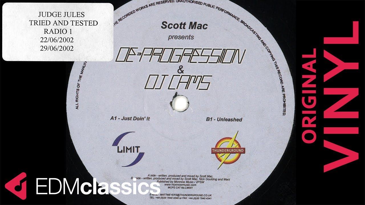Scott Mac Presents De-Progression & DJ Cams - Just Doin' It (2002) - VINYL