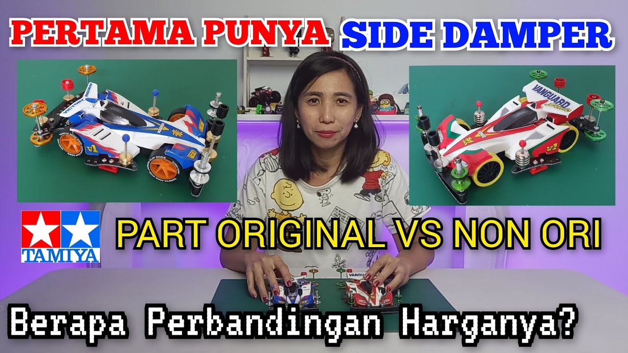 PERTAMA KALI BUAT 2 SIDE DAMPER SEKALIGUS - ORI VS NON ORI - BERAPA BIAYANYA? - TAMIYA MINI 4WD