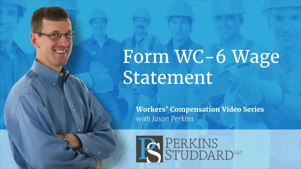 Form WC-6: Wage Statement