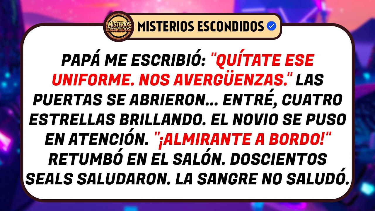 En Mi Boda, Papá Me Llamó Una Vergüenza. Entonces 200 SEALs Se Levantaron Y Saludaron