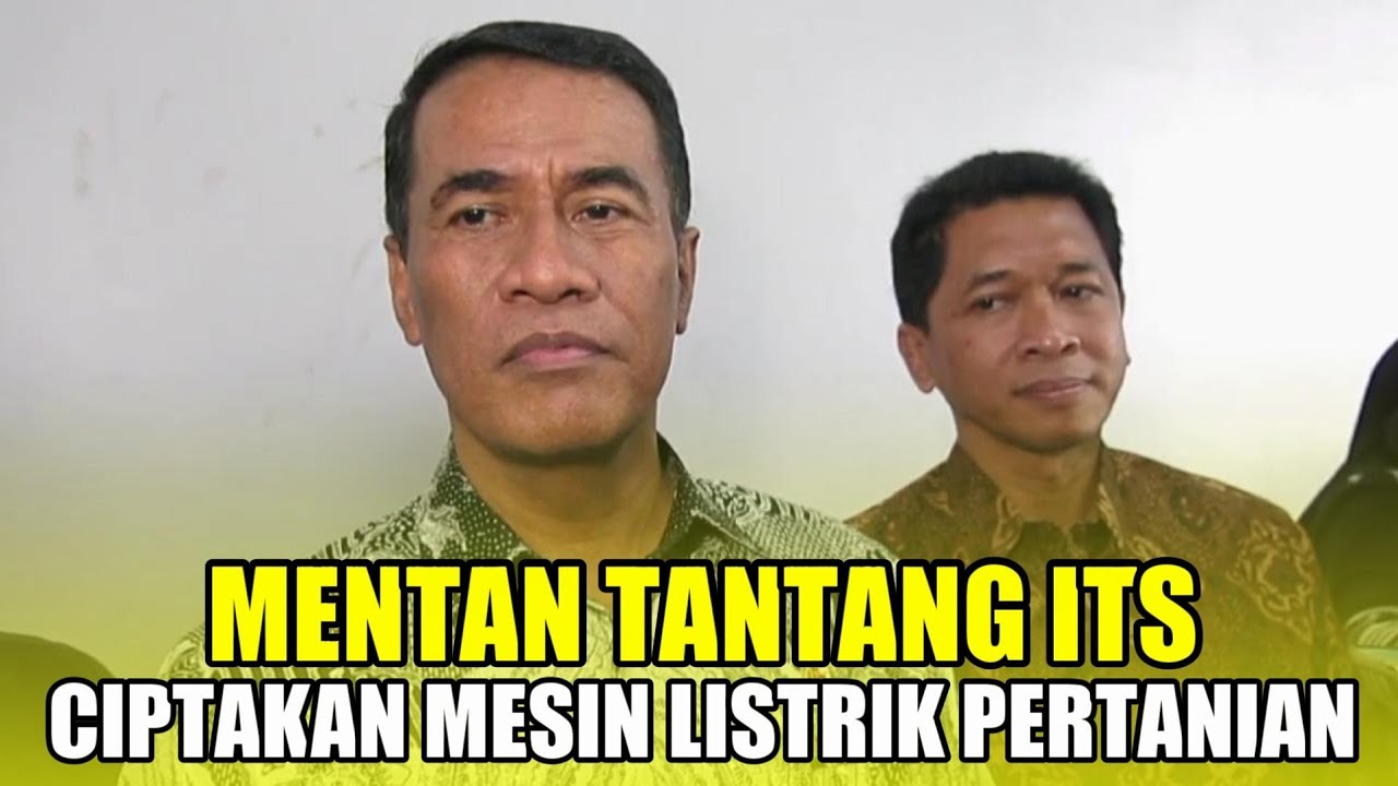 Mentan RI Amran Gandeng ITS Bakal Ciptakan Mesin Pertanian