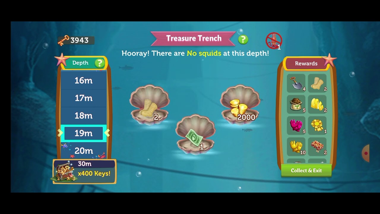 FarmVille 2 Country Escape - Treasure Trench  Grand Prize x400 Keys