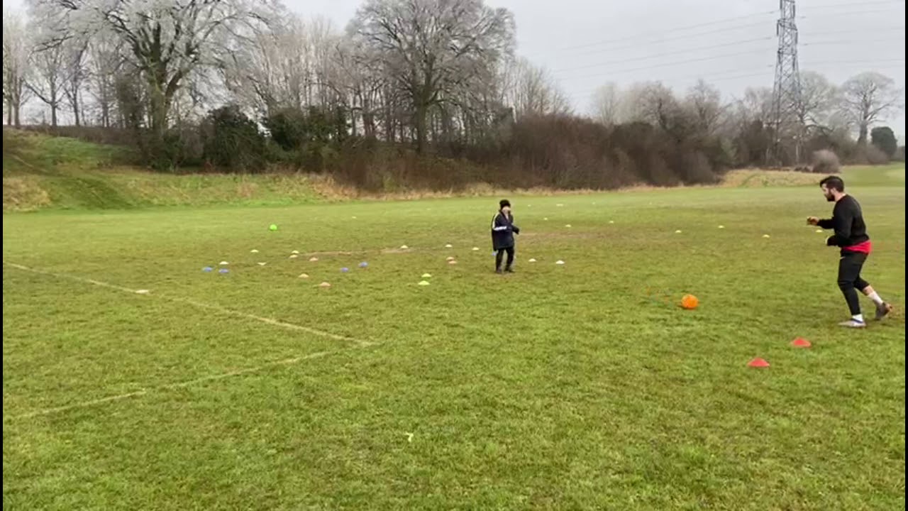 Directional control and dribbling game - Lockdown drill 33
