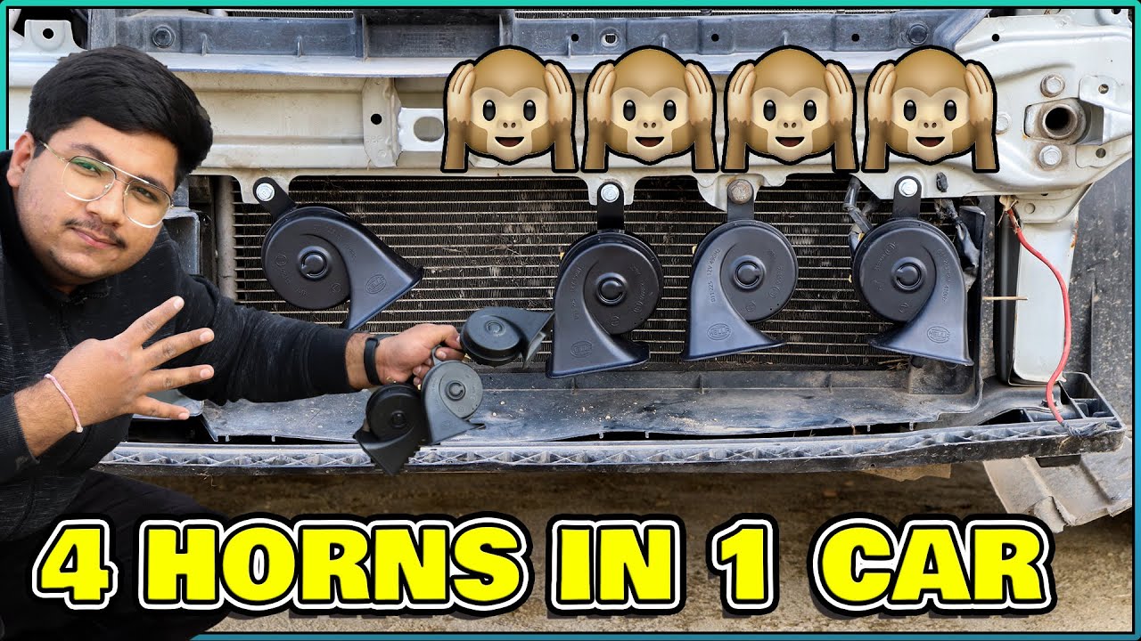 Installed 4 POLO Horns In My Car | Hella TwinTone Car Horns
