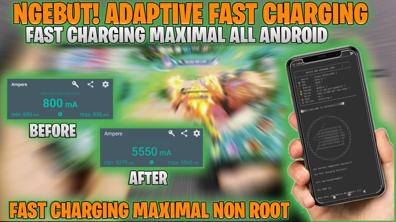 Ngebut! Adaptive Fast Charging Non Root Work All Device | Kecepatan Pengisian Daya Maximal!