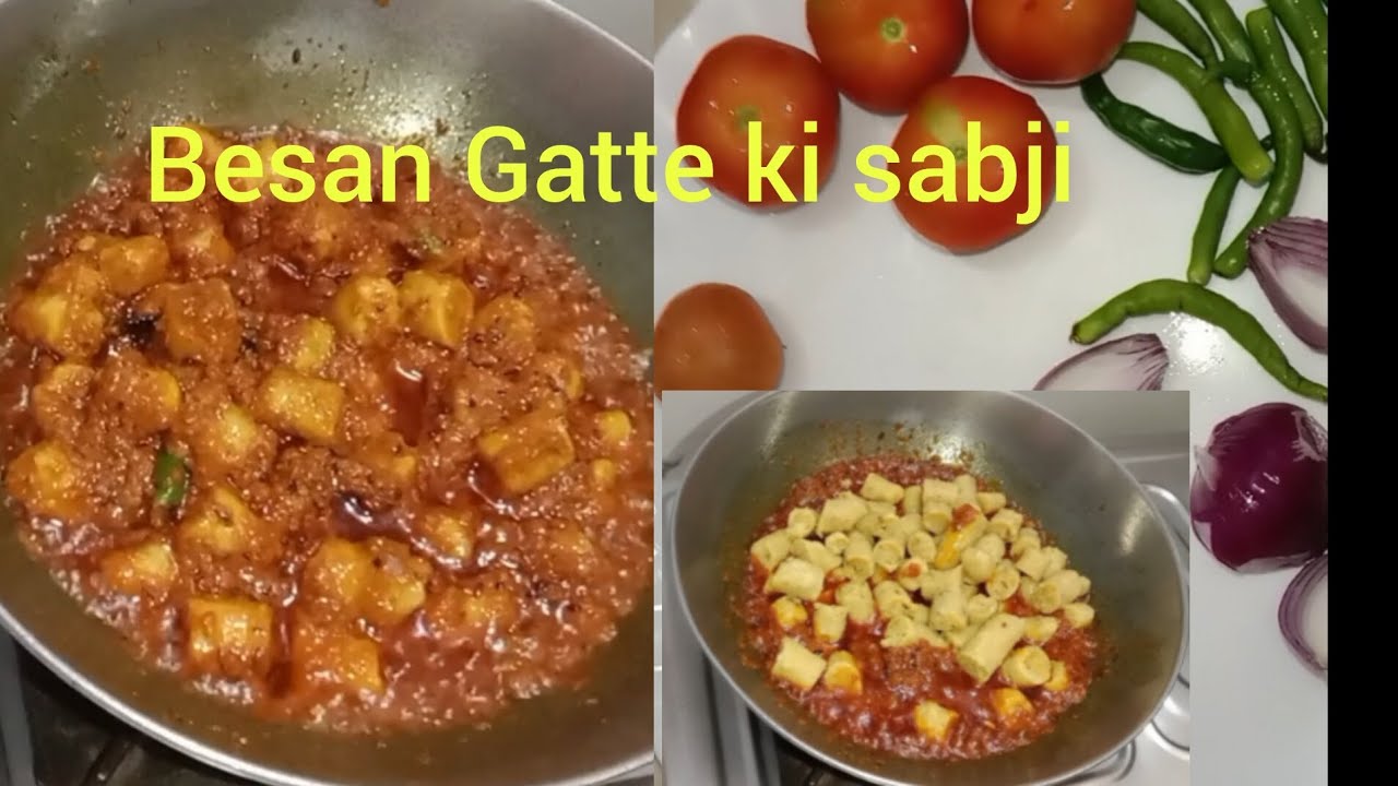 राजस्थानी  बेसन  गट्टे की सब्जी # kitchen special #viral  #video