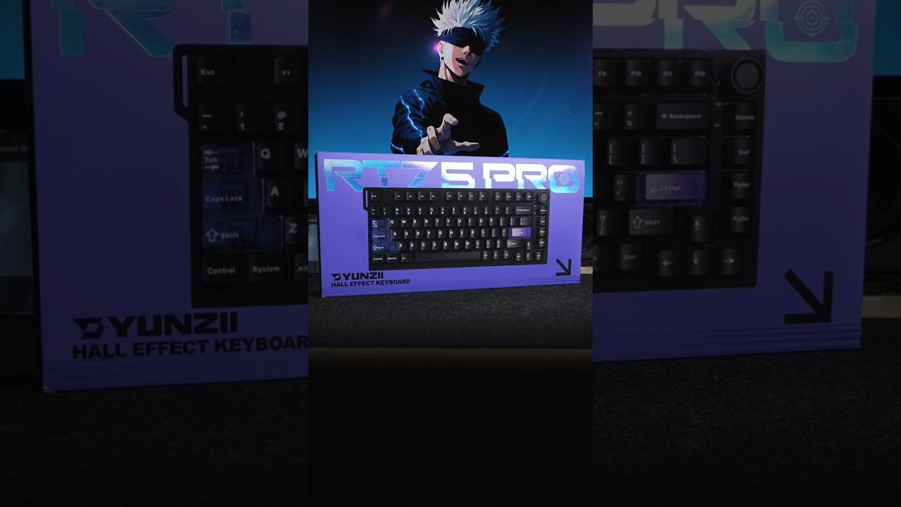 Она лучше твоей Attack Shark! Магнитная клавиатура Yunzii RT75 Pro #yunzii #rt75pro