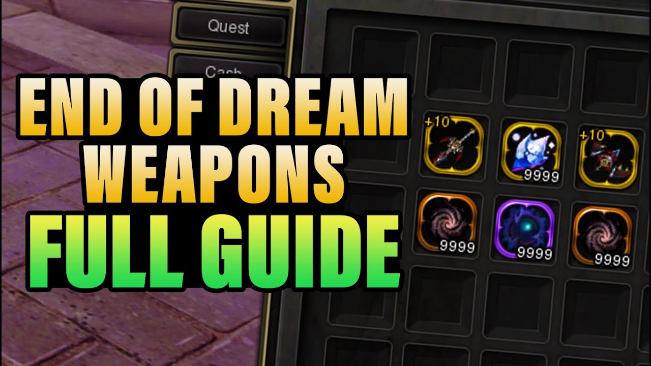 End Of Dream(EOD) Weapons | Beginners Guide | Dragon Nest SEA