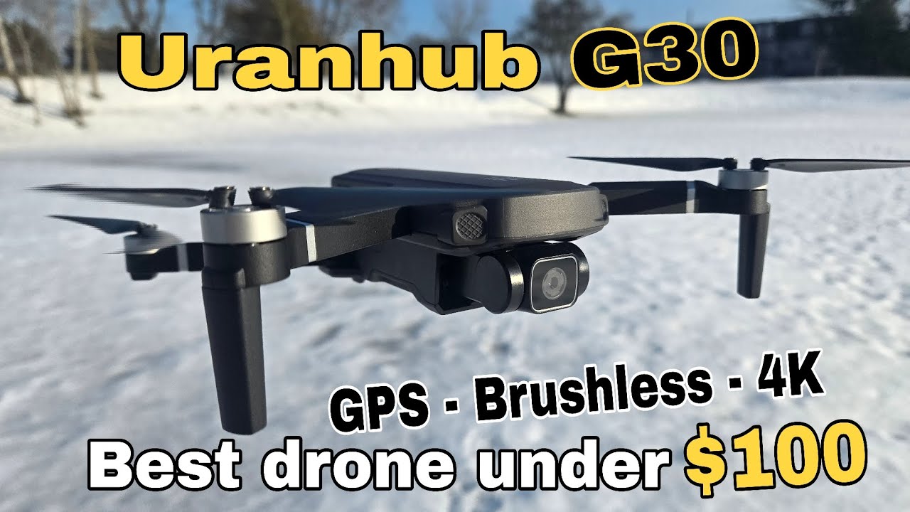 Дрон Uranhub G30 — лучший дрон до 100 долларов (тест камеры + тест возврата домой).