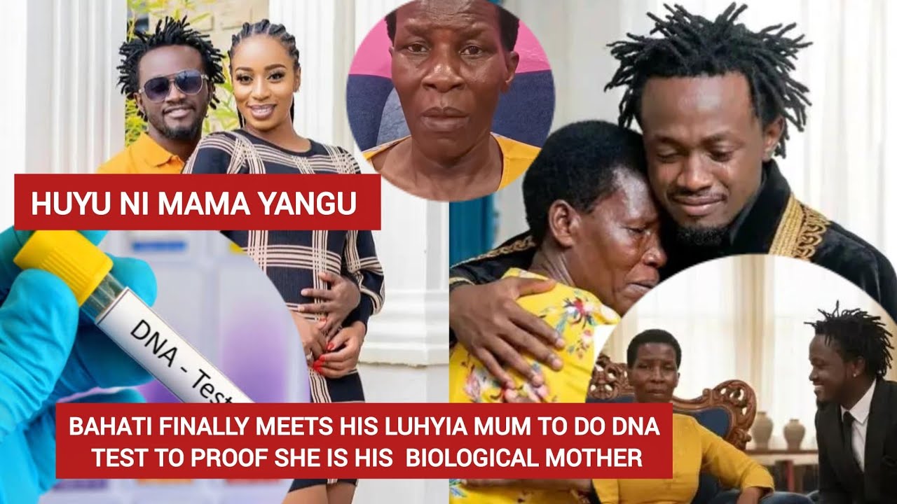 BAHATI SHOCKS DIANA MARUA AFTER MEETING HIS LUHYIA MUM TO DO DNA TEST TO PROOF SHE IS HIS  MOTHER